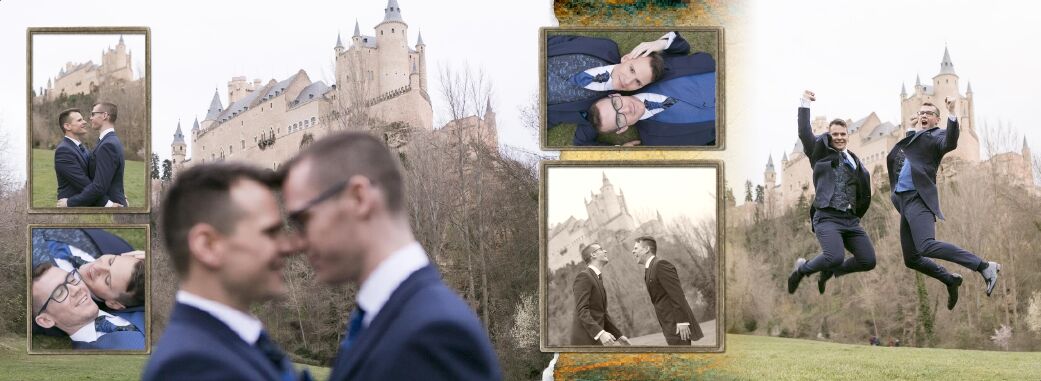 boda en madrid de chicos, album digital de boda