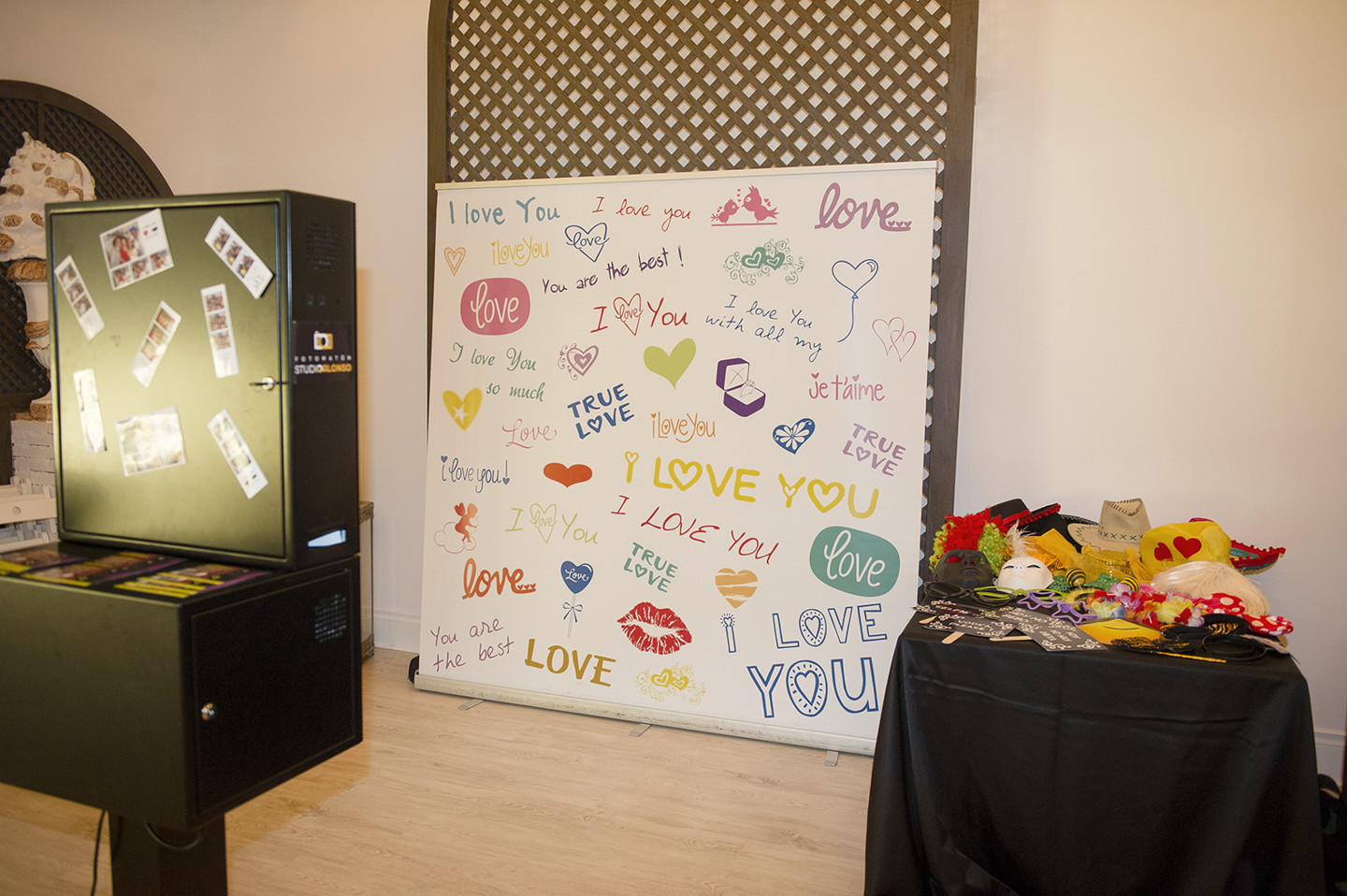 photocall, atrezzo y fotomaton para bodas